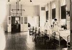 Nurses in hospital ward.